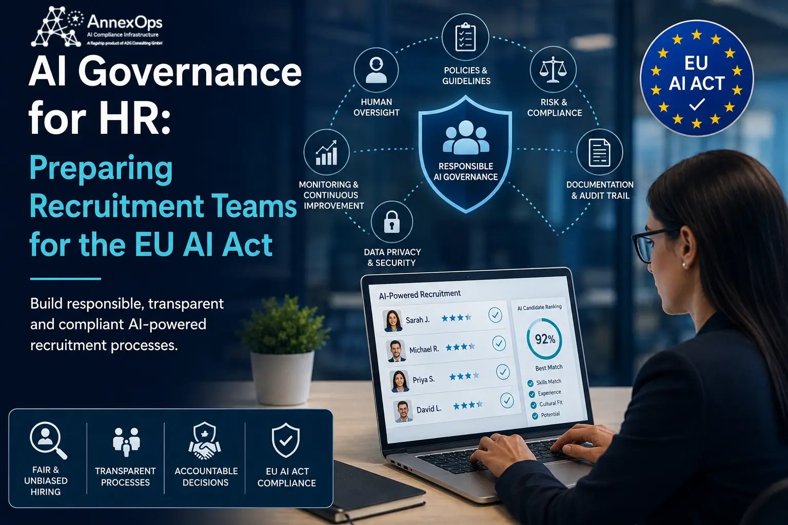 AI governance for HR and recruitment teams preparing for the EU AI Act