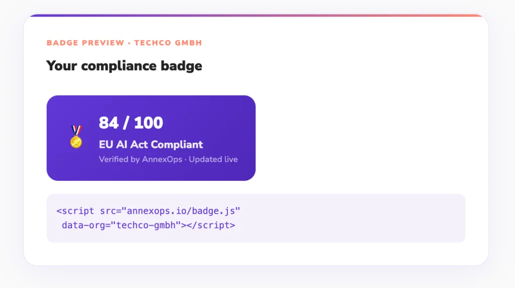 Compliance Badge
