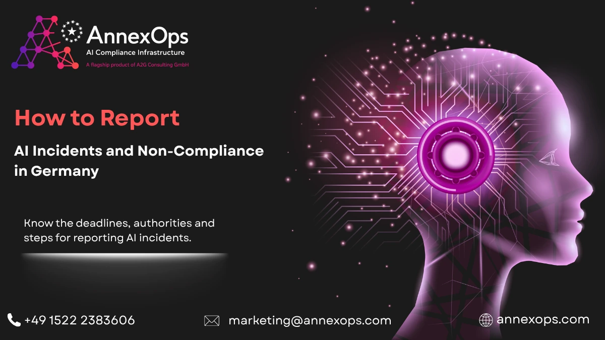 How to Report AI Incidents and Non-Compliance in Germany